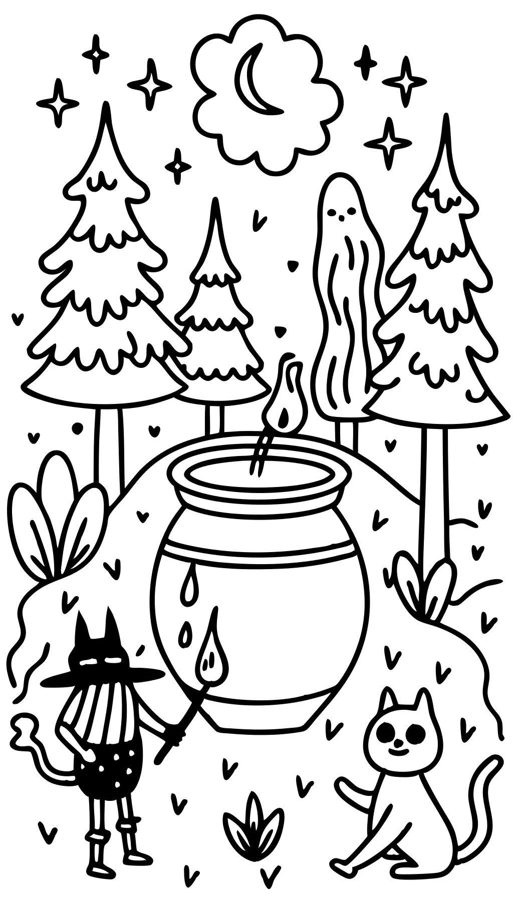 free coloring pages witches